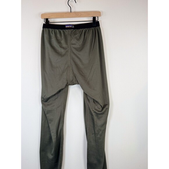 Patagonia Mens Pants Gray Capilene Midweight Baselayer Thermal Bottoms Medium - Picture 8 of 12
